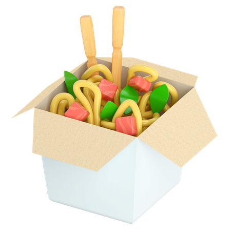 Fideos  3D Icon