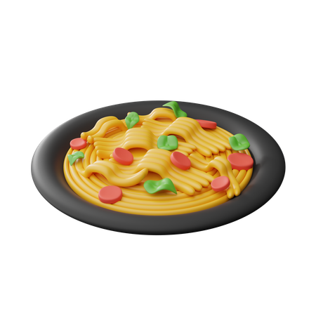 Fideos  3D Icon