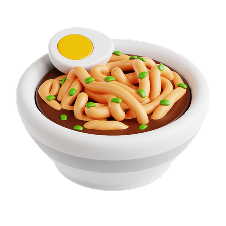 Fideos  3D Icon