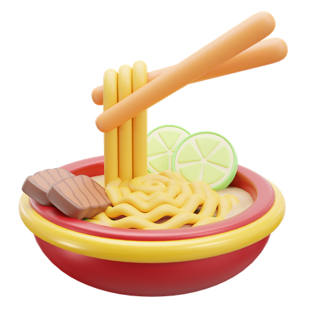 Fideos  3D Icon