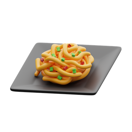 Fideos  3D Icon