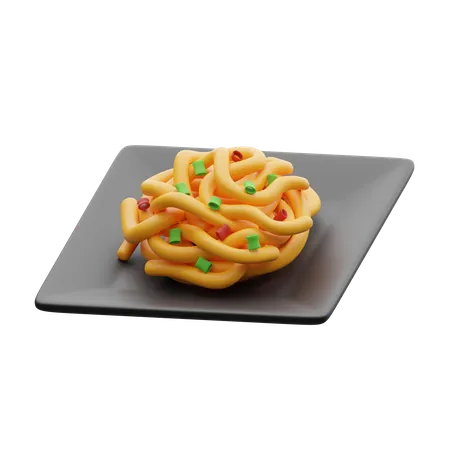 Fideos  3D Icon