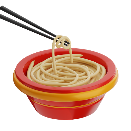 Fideos  3D Icon