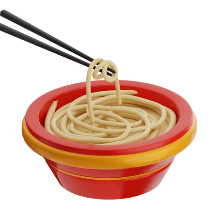 Fideos  3D Icon