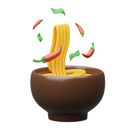 Fideos  3D Icon