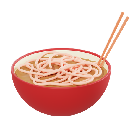 Fideos  3D Illustration