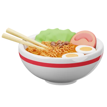 Fideos  3D Illustration