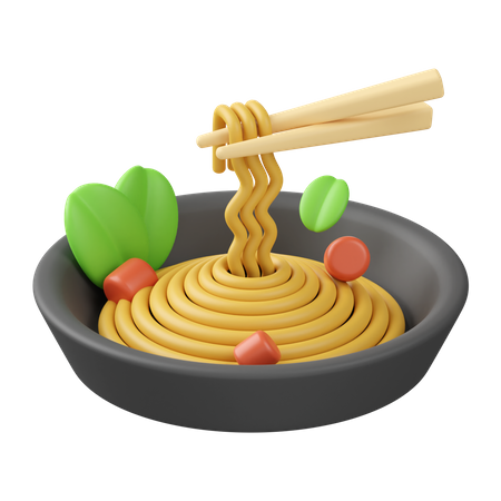 Fideos  3D Icon