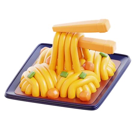 Fideos  3D Icon