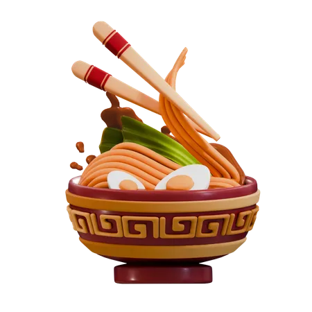 Fideos chinos  3D Icon