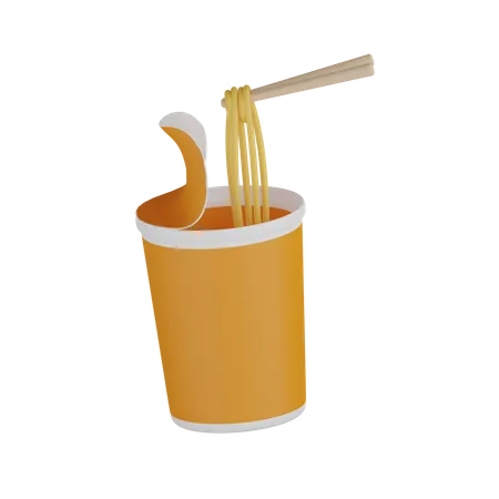 Llevar fideos  3D Icon