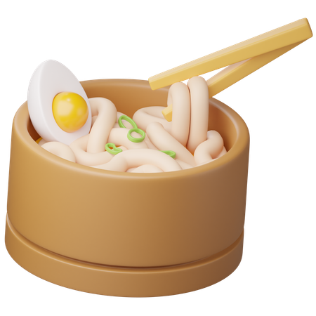 Pasta Udon  3D Icon