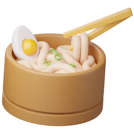 Pasta Udon  3D Icon