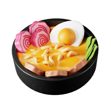 Fideos Udon Comida Japonesa  3D Icon