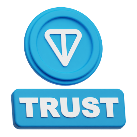 Fiducie toncoin  3D Icon