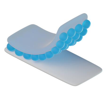 Fieberpflaster  3D Icon