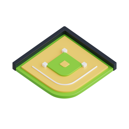 필드  3D Icon