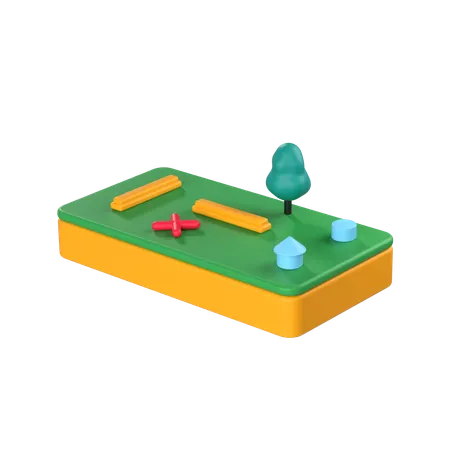 Field  3D Icon