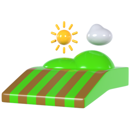 Field  3D Icon