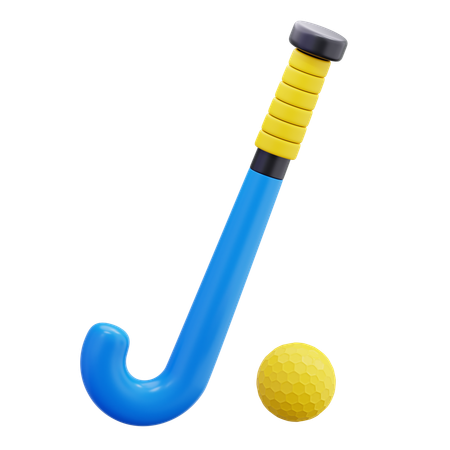 Field Hockey  3D Icon