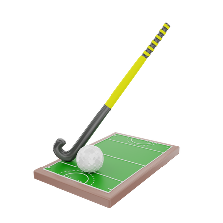 Field Hockey  3D Icon