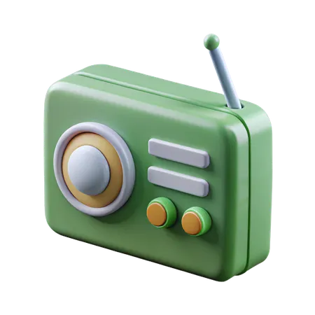Field Radio  3D Icon
