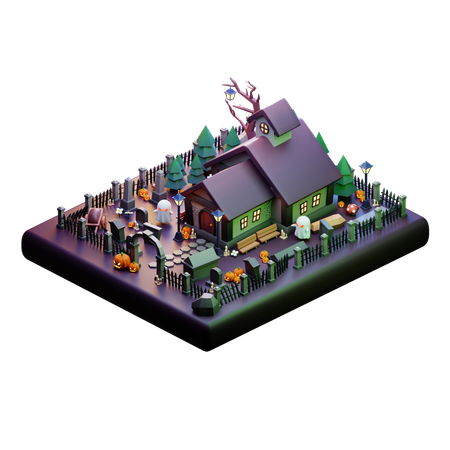 Fiesta de Halloween  3D Icon