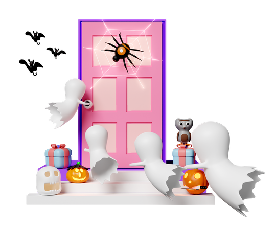 Fiesta de Halloween  3D Icon