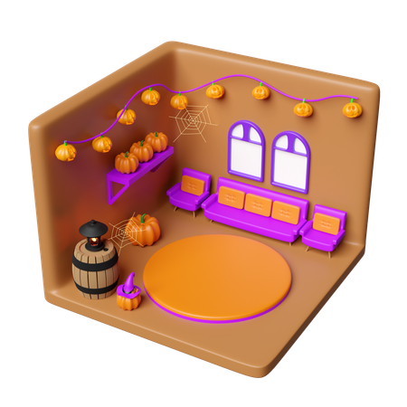 Fiesta de Halloween  3D Icon