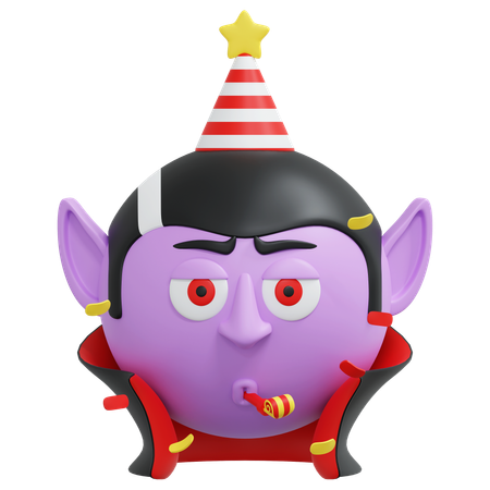 Vampiro de fiesta  3D Icon