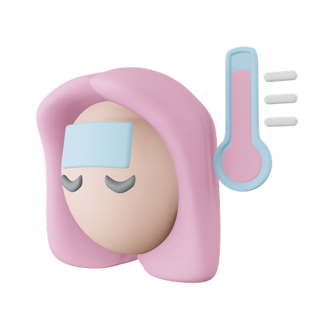 Fièvre  3D Icon