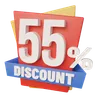 Fifty Five Percent Discount