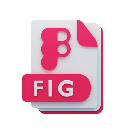 Fig File  3D Icon