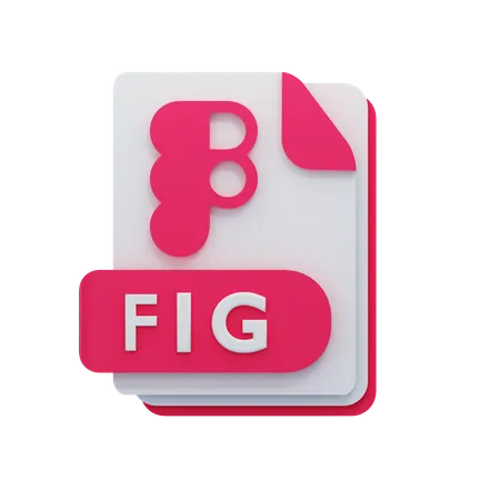 Fig File  3D Icon