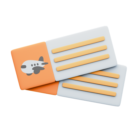 Fight Tickets  3D Icon