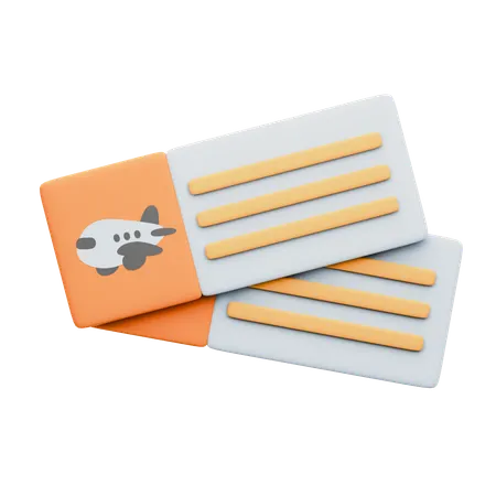 Fight Tickets  3D Icon