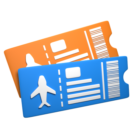 Fight Tickets  3D Icon