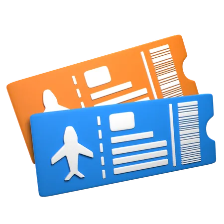 Fight Tickets  3D Icon