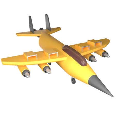 Fighter Plane  3D Icon