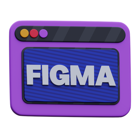 Site figma  3D Icon