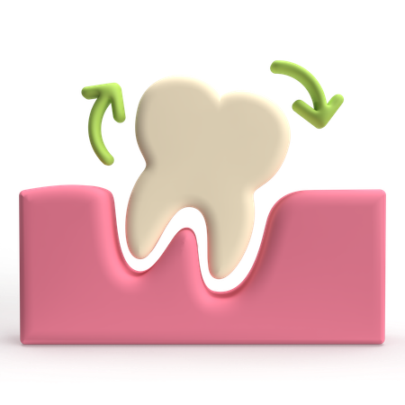 Fijación de dientes  3D Icon