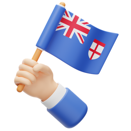 Fiji Flag  3D Icon