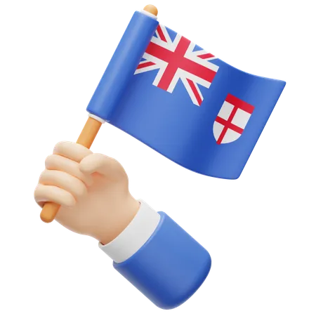 Fiji Flag  3D Icon