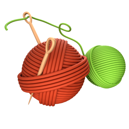 Fil à tricoter  3D Icon