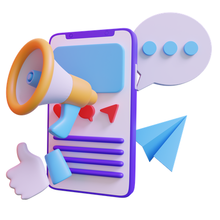 Fil d'actualité  3D Icon