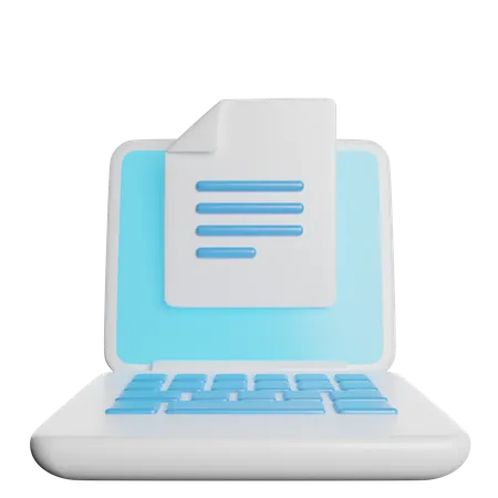 Document File Report 3D Icon
