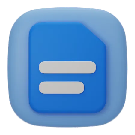 File 3 D User Interface 3D Icon