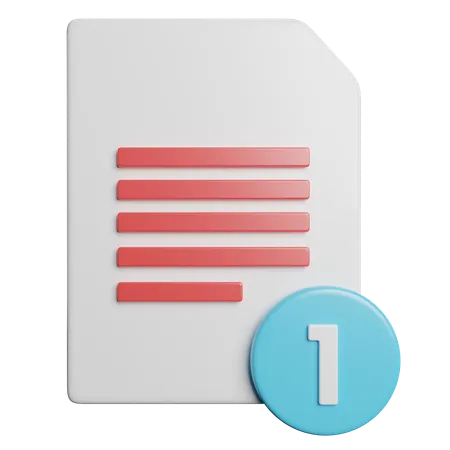 Files Doucument Folder 3D Icon