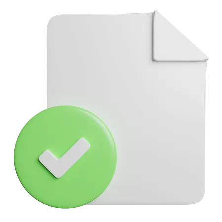 File Document Paper 3D Icon