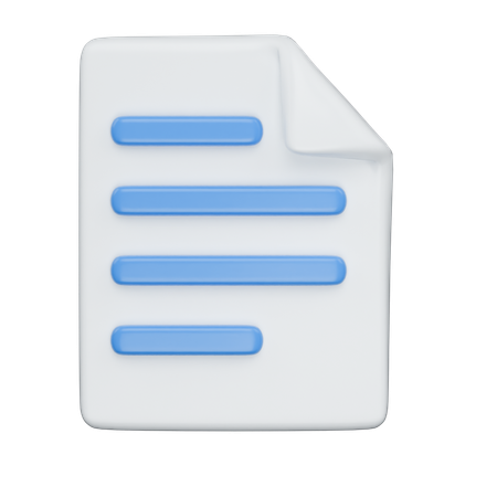 파일  3D Icon